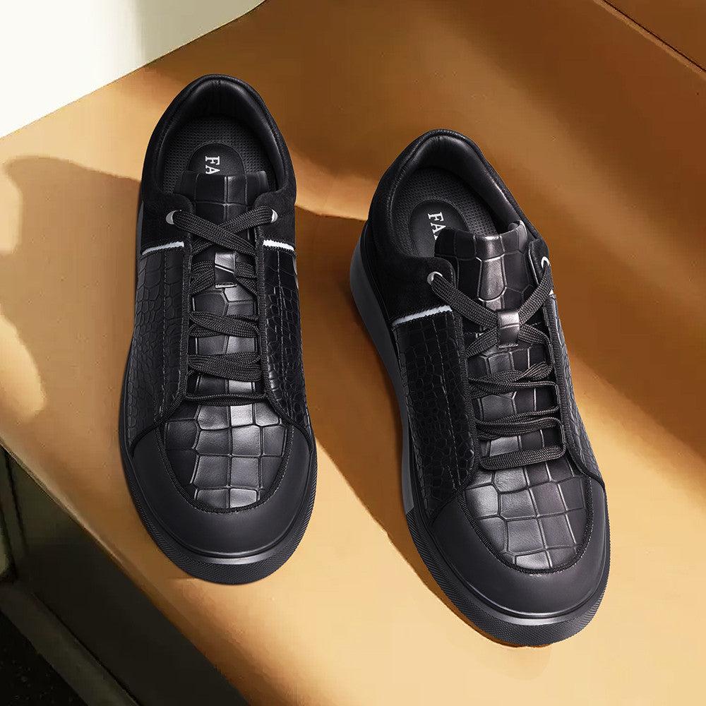 BUTY PODWYŻSZAJĄCE GIANLUCA +7 CM