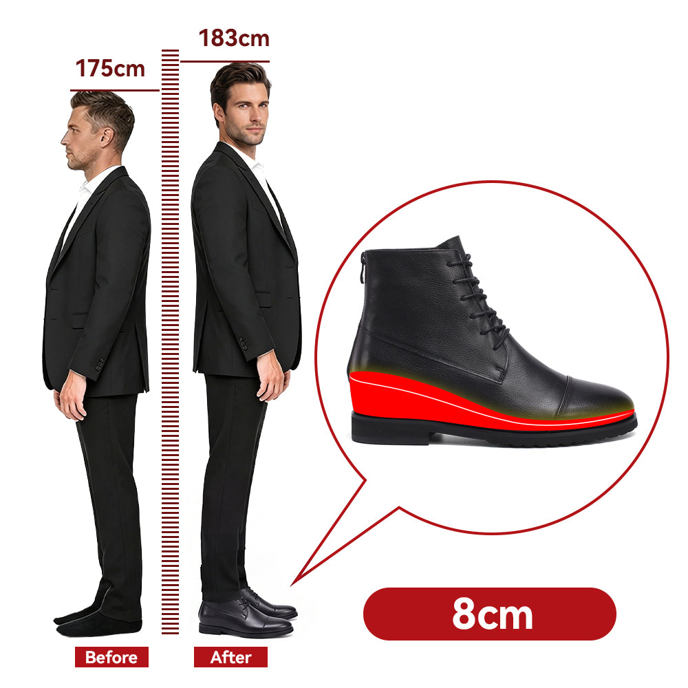 ZAPATOS CON ALZAS PARA HOMBRE FRANCESCO +8 CM
