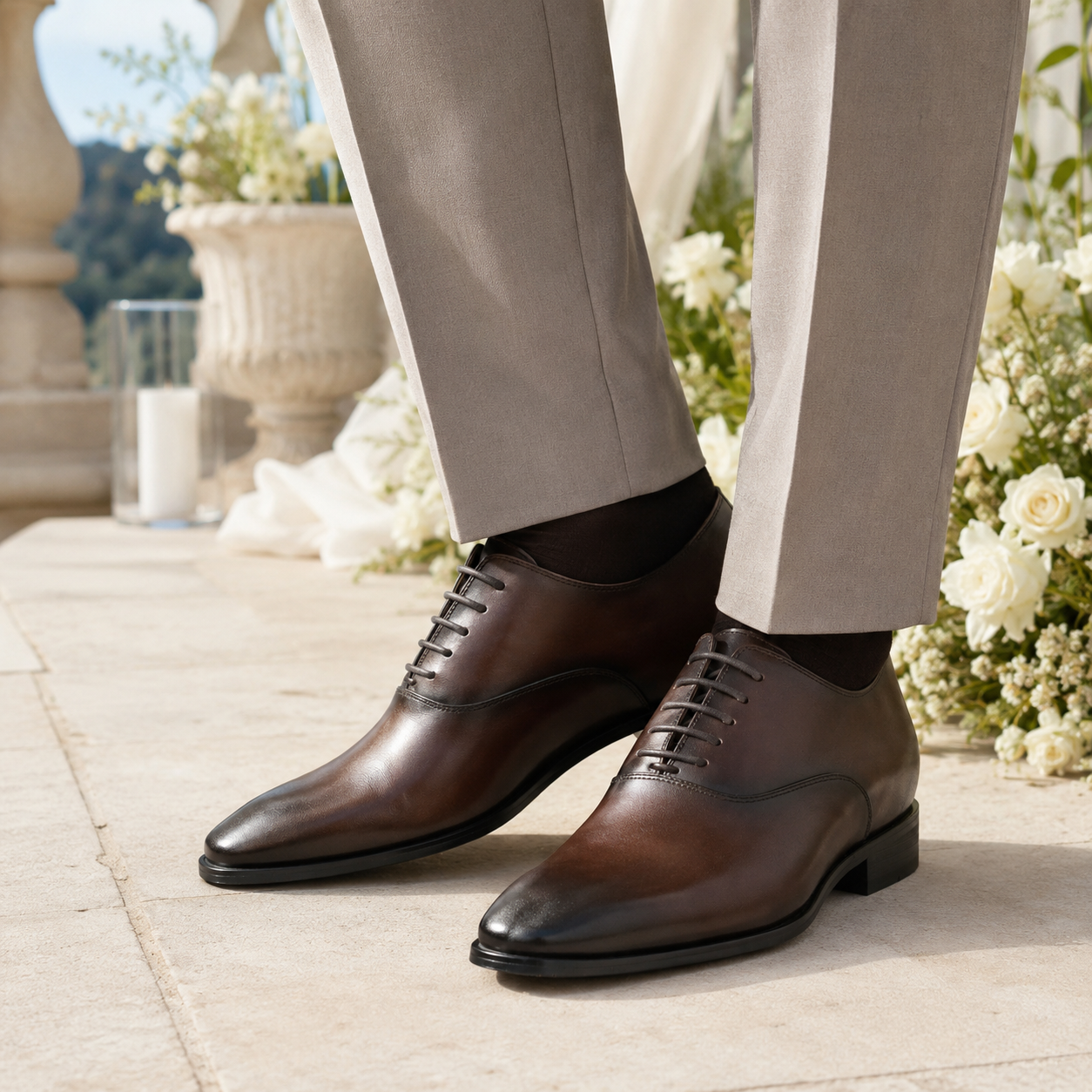 ZAPATOS CON ALZAS PAOLO +7 CM
