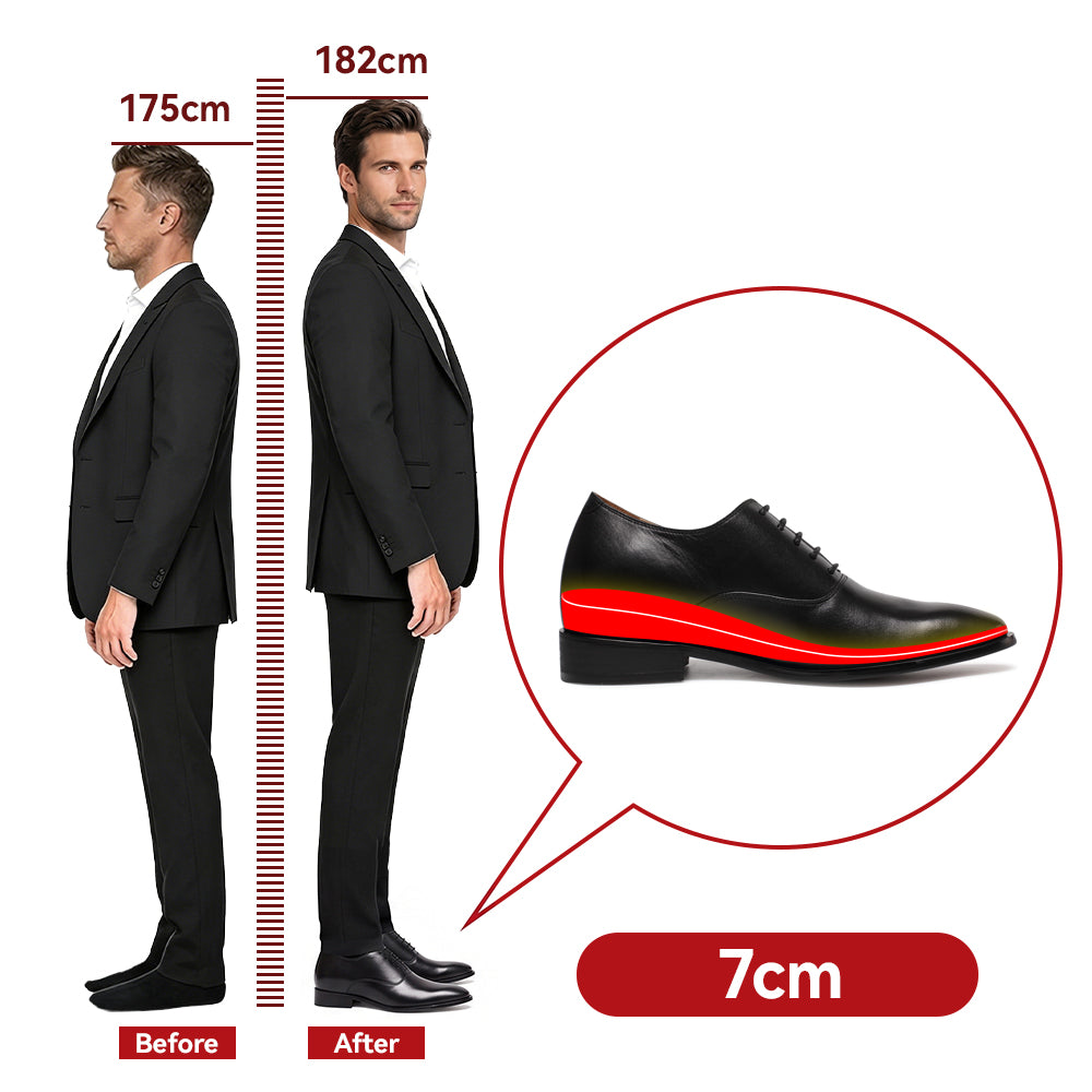 ZAPATOS CON ALZAS DIONIGI +7 CM