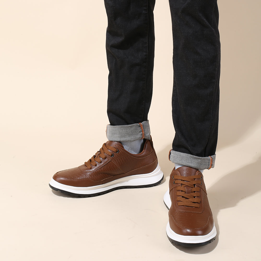 ZAPATOS CON ALZAS MARRÓN TOSA +8 CM